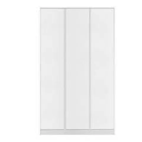 BOXED SECONIQUE MALVERN WHITE 3 DOOR TRIPLE WARDROBE (3 BOXES)