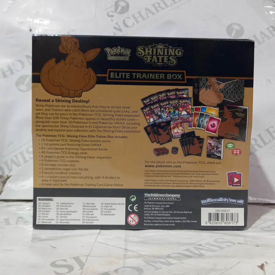 POKÉMON TRADING CARD GAME SHINING FATES ELITE TRAINER BOX