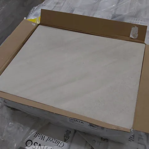 PALLET TO CONTAIN APPROX 46 X PACKS OF JOHNSONS TILES GRA BEIGE GLAZED WALL & FLOOR TILES - 10 TILES PER PACK // TILE SIZE: 361 X 361 X 8mm
