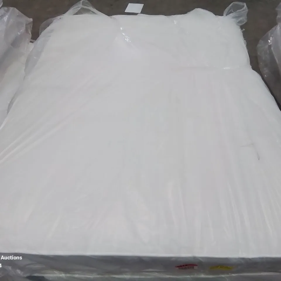 BAGGED DEEP QUILTED HYBRID OPEN COIL DOUBLE 4'6" MATTRESS 