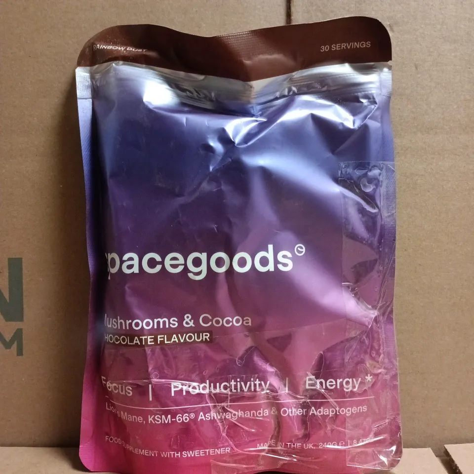 SPACEGOODS RAINBOW DUST MUSHROOMS & COCOA - CHOCOLATE FLAVOUR (240G)