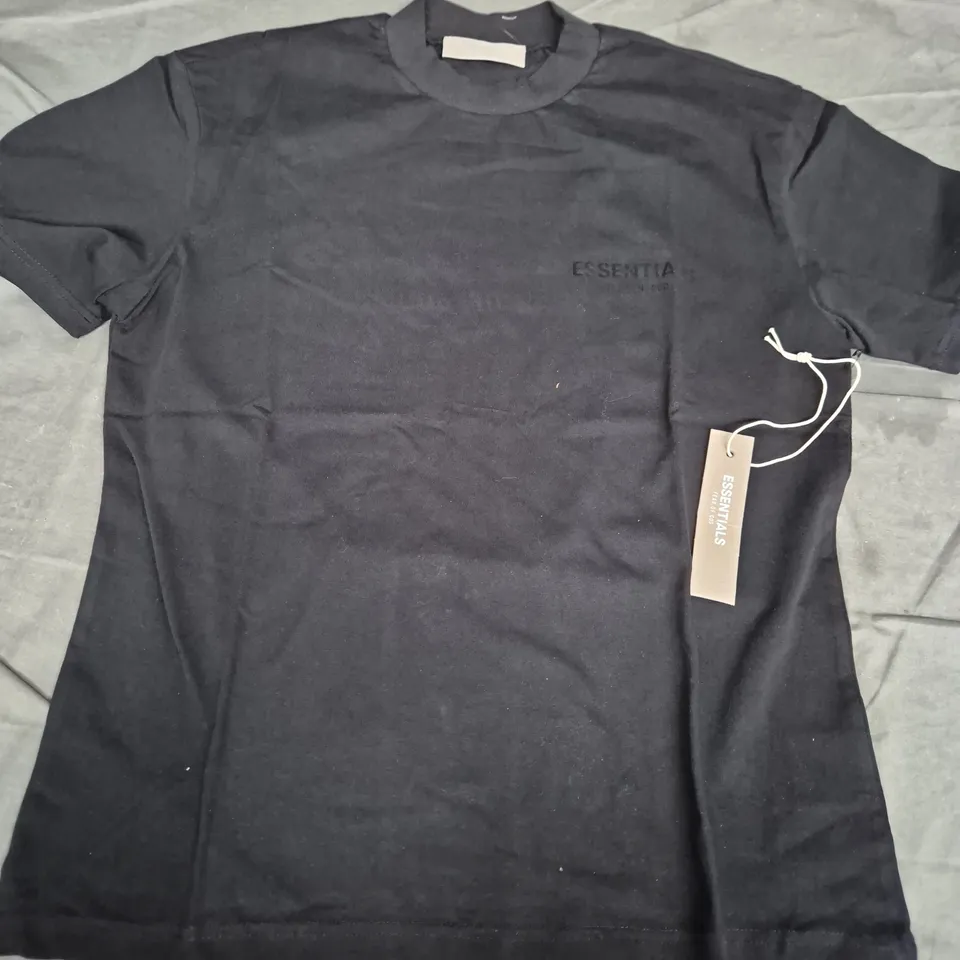 ESSENTIALS FEAR OF GOD T-SHIRT – BLACK - SMALL