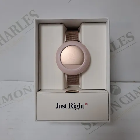 BOXED EMBR LABS WAVE 2 COOLING & WARMING WRISTBAND IN ROSE GOLD