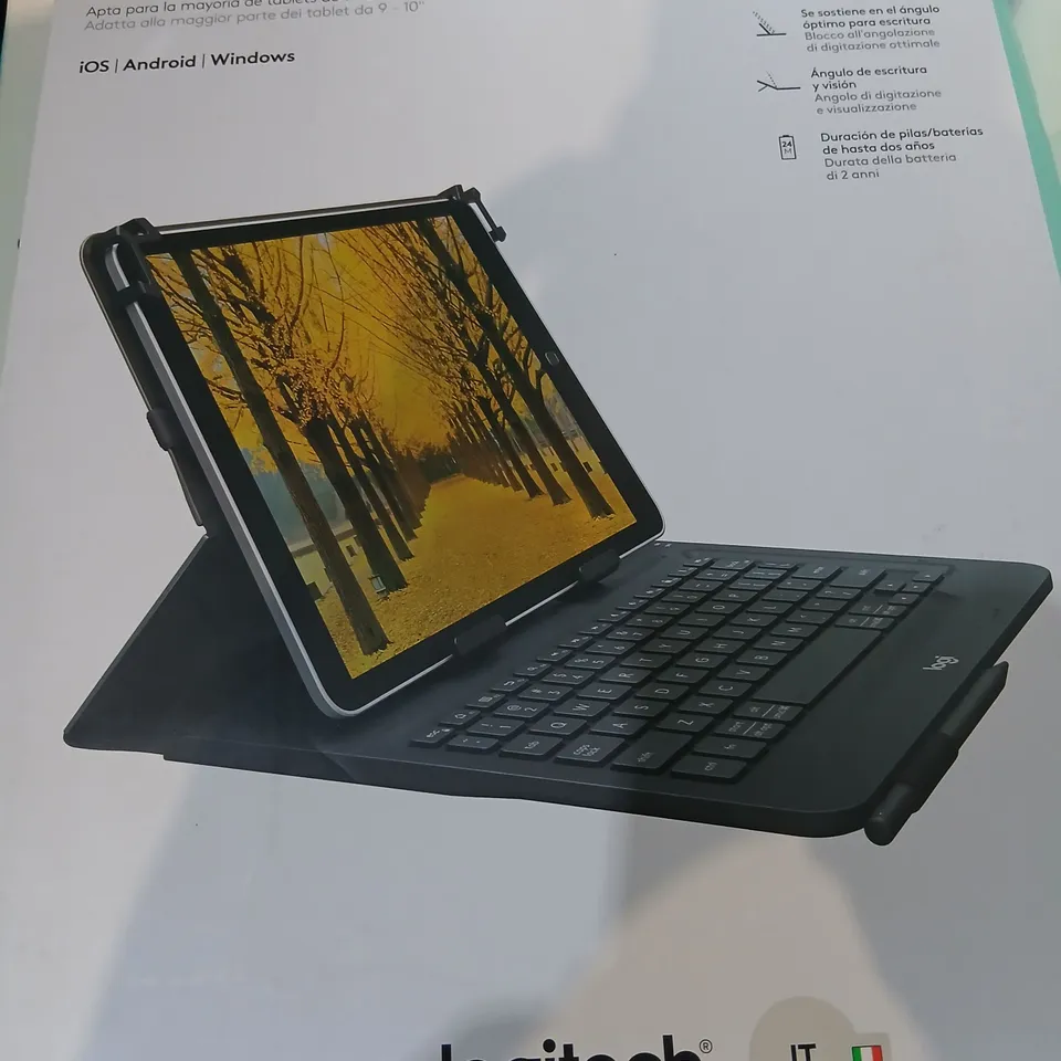 APPROXIMATELY 28 ASSORTED LOGITECH UNIVERSAL FOLIO KEYBOARD CASES