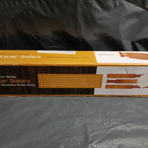 BAMBUSI COLLECTION NATURAL BAMBOO DRAWER DIVIDERS