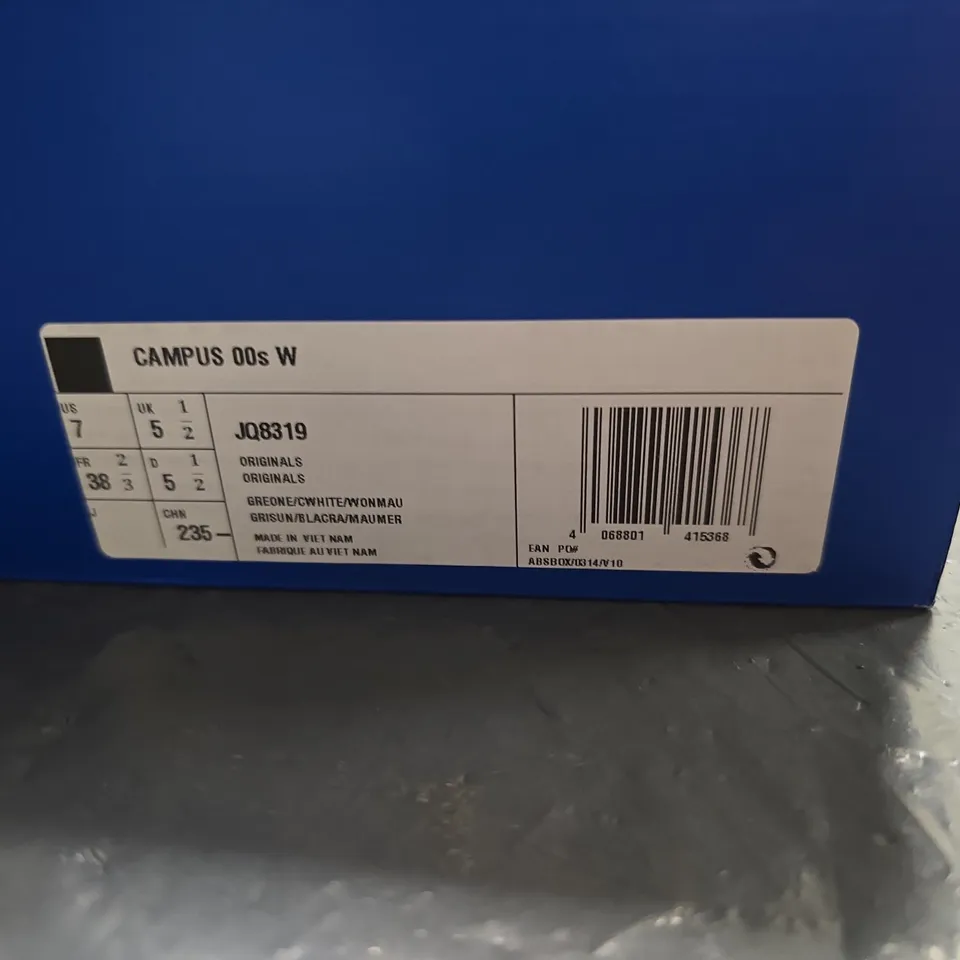 ADIDAS CAMPUS SNEAKERS – WOMEN'S, LIGHT GREY SUEDE SIZE 5.5