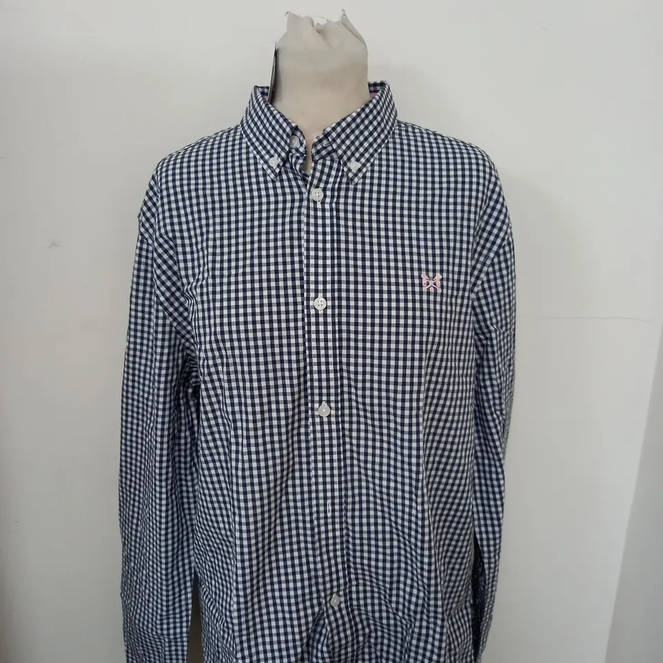 CREW CLOTHING COMPANY CLASSIC BUTTON SHIRT SIZE M