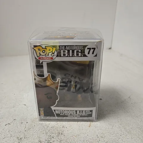 FUNKO POP! ROCKS THE NOTORIOUS B.I.G. WITH CROWN – VINYL FIGURE, #77, BOXED