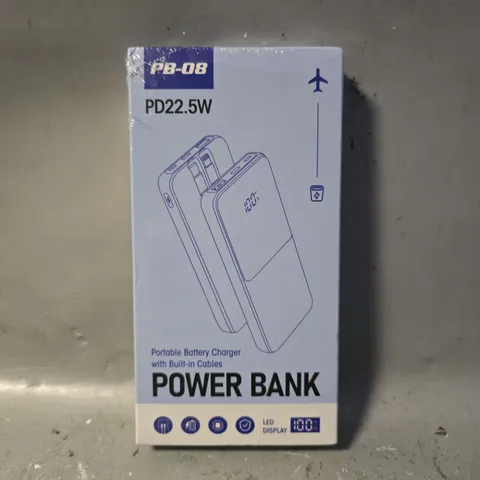 SEALED PD-08 POWER BANK PORTABLE BATTERY CHARGER 