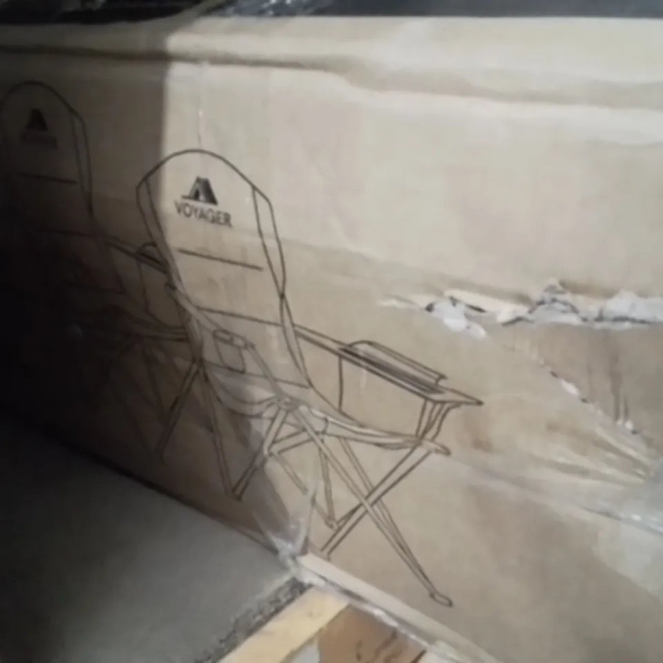 BOXED VOYAGER 2PK COOL ARM CHAIRS GREY