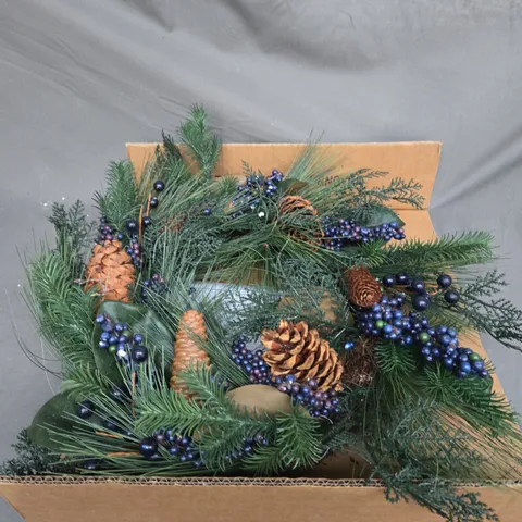 BLUEBERRY CHRISTMAS WREATH