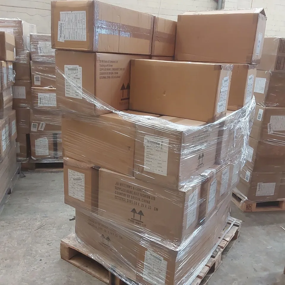 PALLET CONTAINING APPROXIMATELY 170x ASSORTED BRAND NEW DESIGNER SHOES INCLUDING: SIMPLY BE SANDALS/SHOES ECT