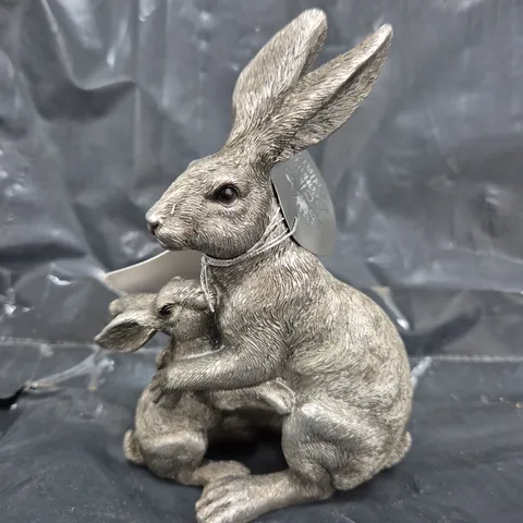 REFLECTIONS BY LEONARDO DECORATIVE HARE AND BABY ORNAMENT