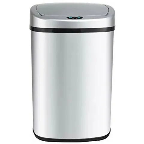 BOXED STAINLESS STEEL AUTOMATIC TOUCHLESS SENSOR BIN (58LROUND)