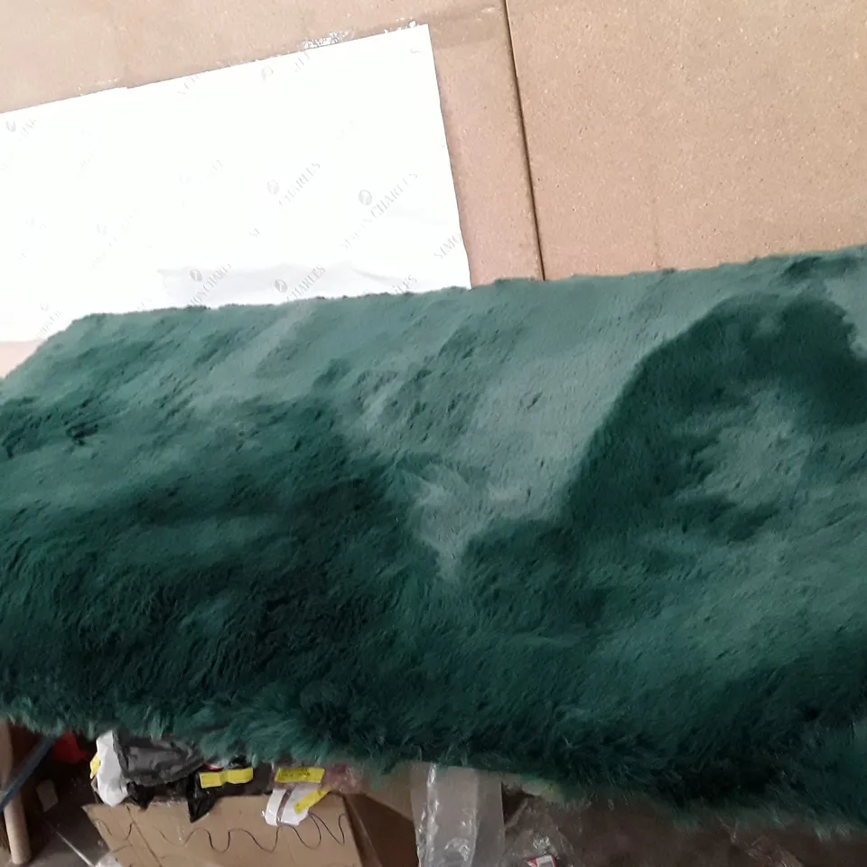 TALLAHASSEE HAND TUFTED GREEN RUG 150×80cm