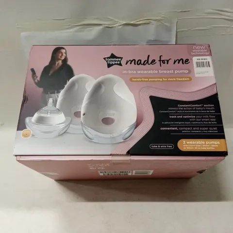 TOMMEE TIPPEE MADE FOR ME IN-BRA WEARABLE BREAST PUMP – BOXED (BOXED PAIR)