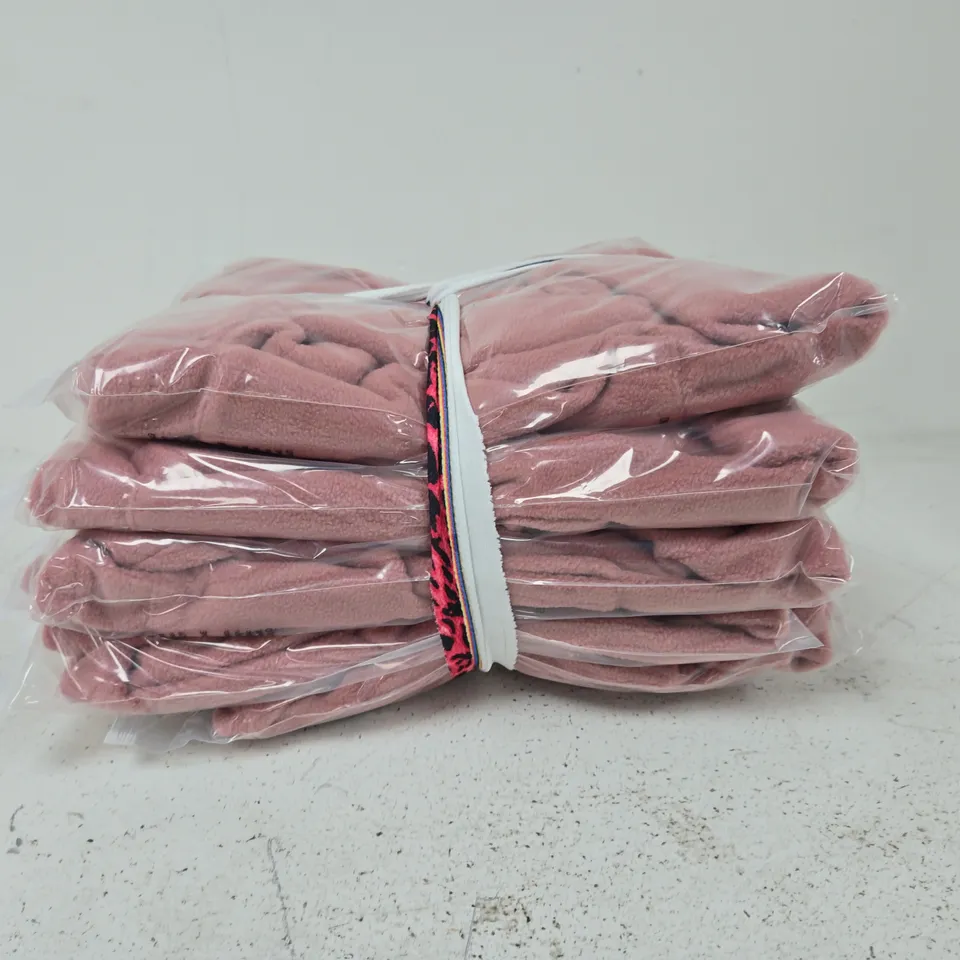 SET OF 5 LA MAREY FULL ZIP FLEECE'S - SIZE M - WOMENS