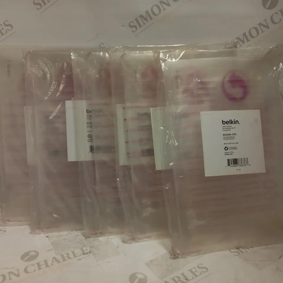 LOT OF 5 BELKIN SNAP SHIELDS FOR MACBOOK AIR 11"