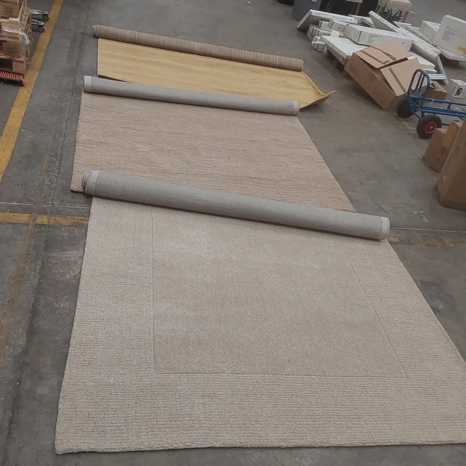 STILLAGE CONTAINING APPROXIMATELY 30x ASSORTED DESIGNER RUGS // STILLAGE NOT INCLUDED