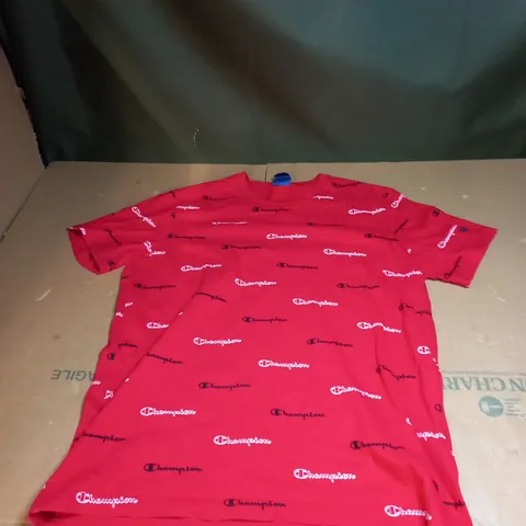 MEDIUM RED CHAMPION T-SHIRT 