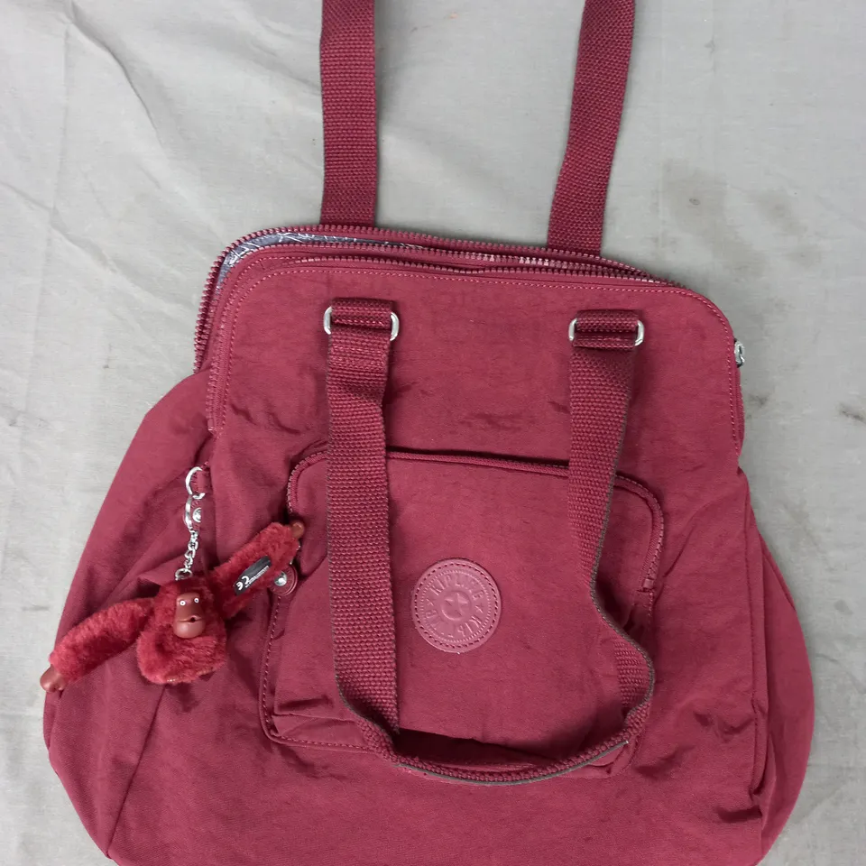 KIPLING CRAVALA TOTE BAG IN BURGUNDY