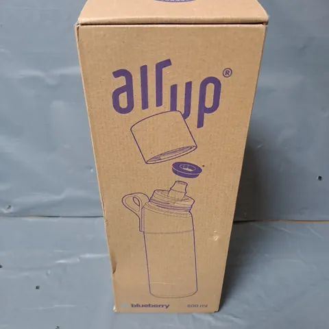 BOXED AND SEALED AIR UP BOTTLE IN BLUEBERRY (600ML)