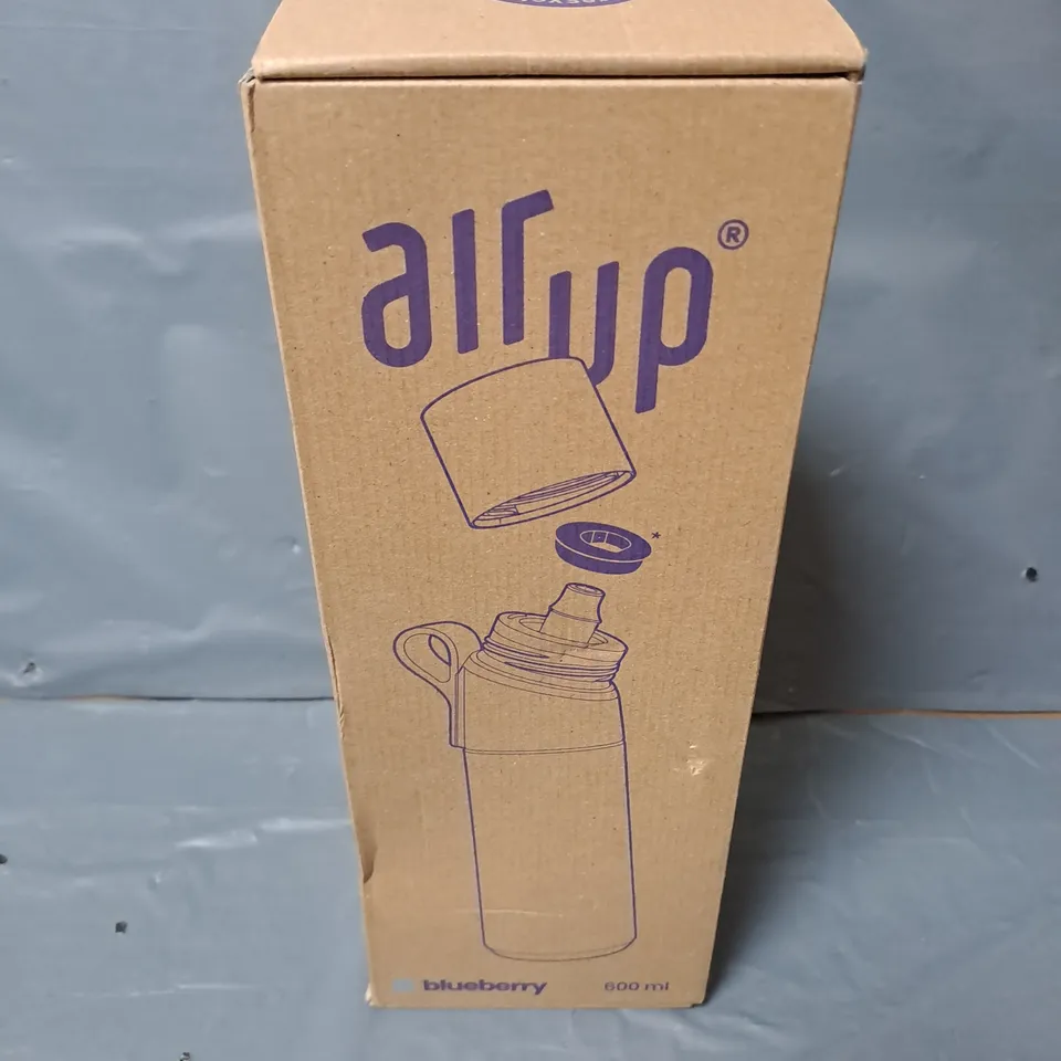 BOXED AND SEALED AIR UP BOTTLE IN BLUEBERRY (600ML)