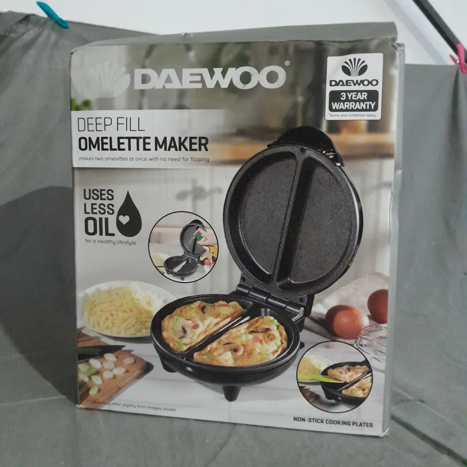 DAEWOO DEEP FILL OMELETTE MAKER 