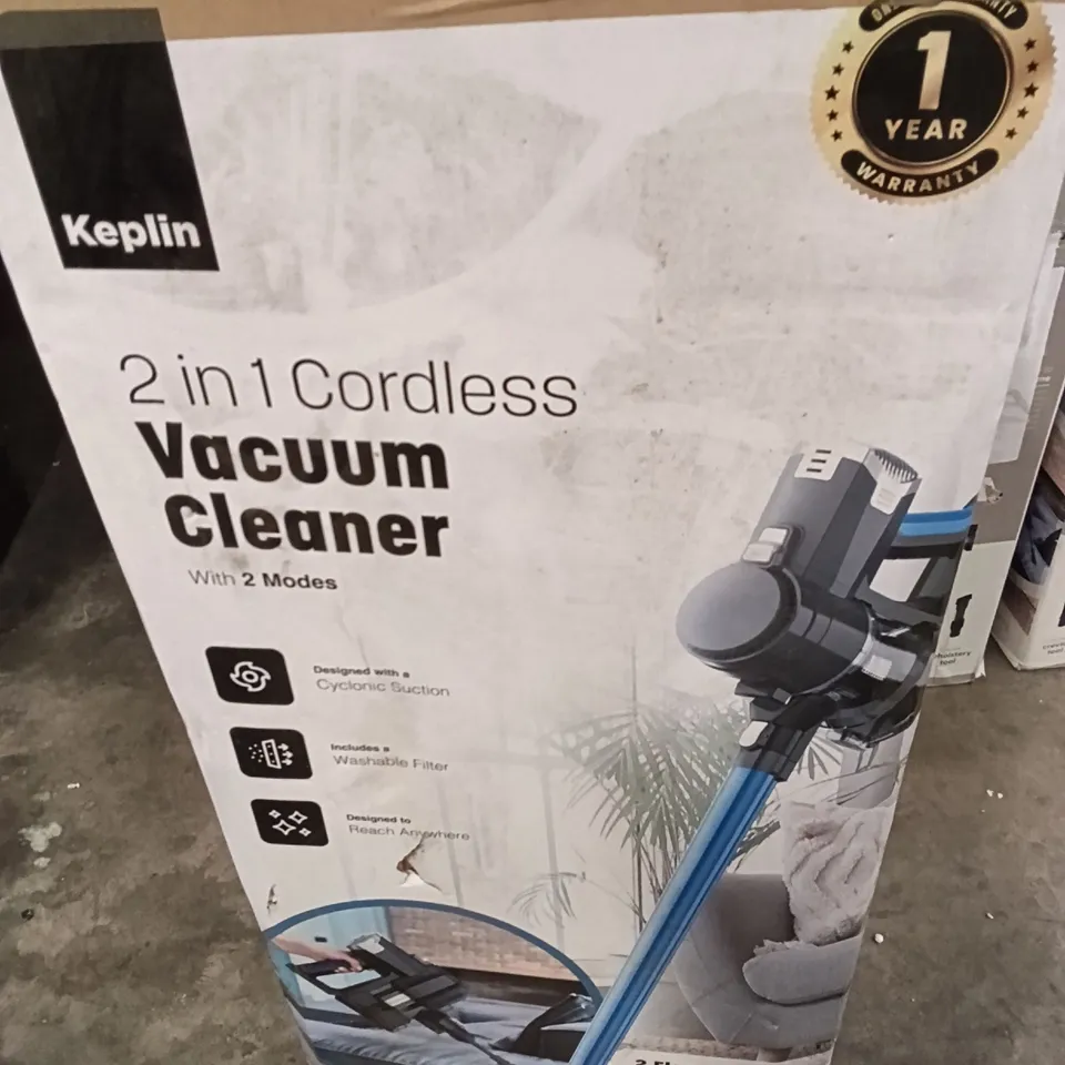 BOXED KEPLIN 2IN1 CORDLESS VACUUM CLEANER 