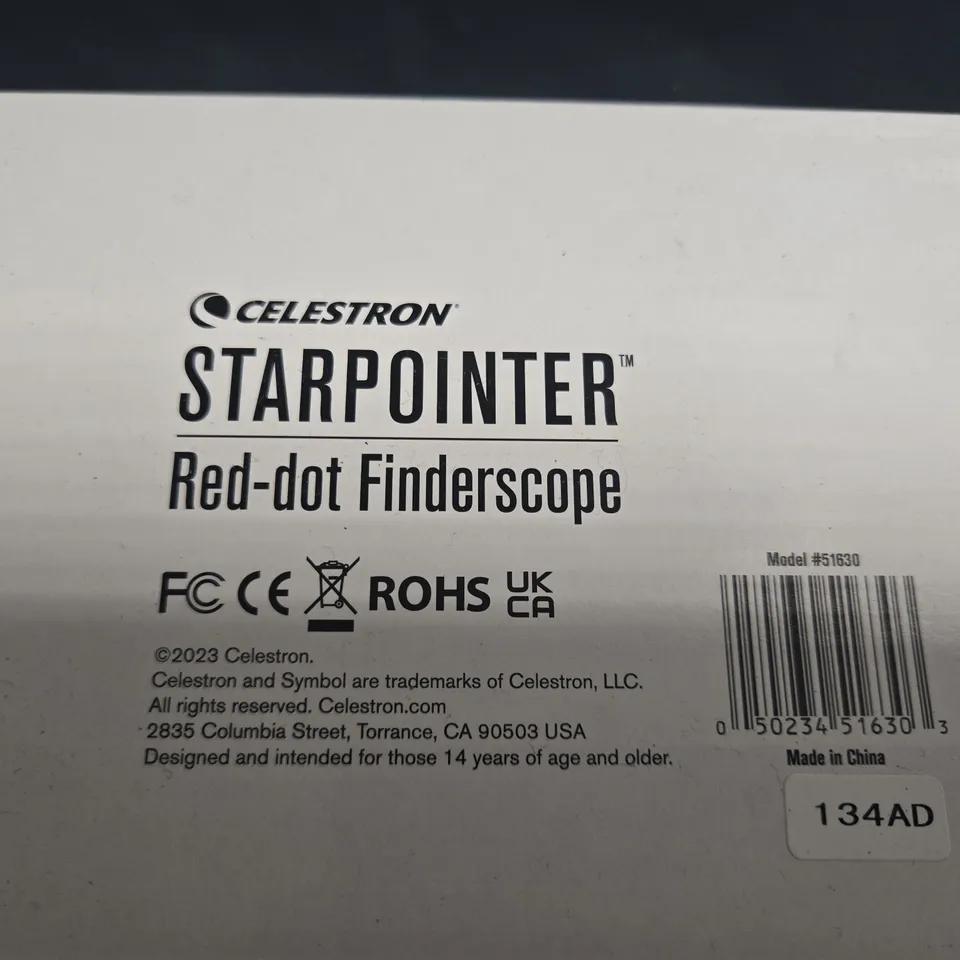 BOXED CELESTRON STRAPOINTER RED DOT FINDERSCOPE