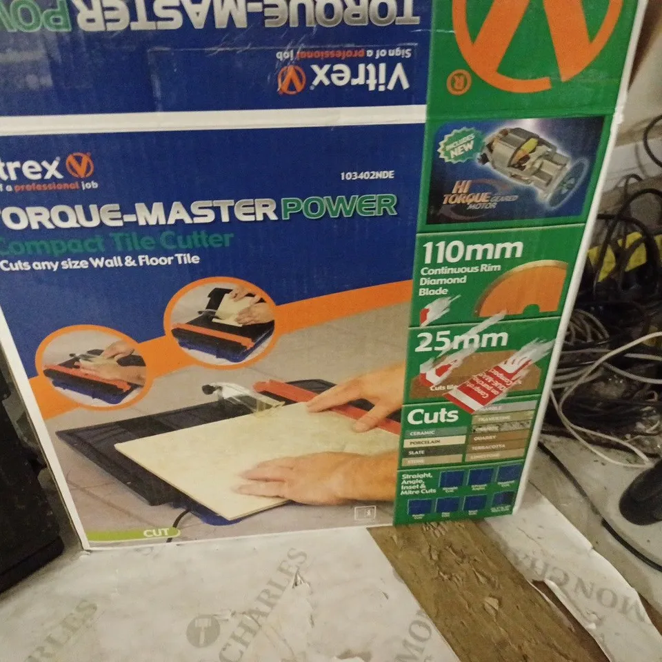 TORQUE-MASTER POWER COMPACT TILE CUTTER