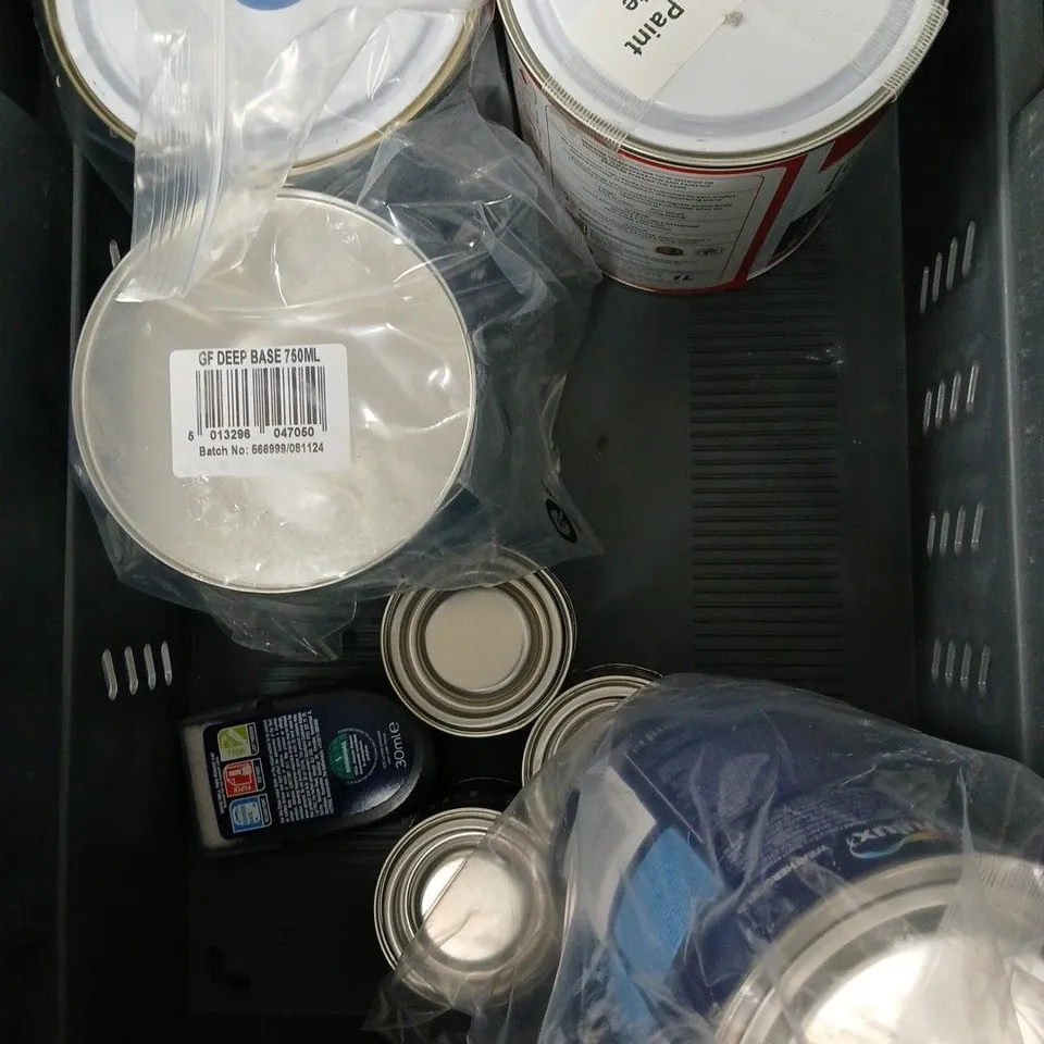 APPROXIMATELY 10 ASSORTED PAINTS IN VARIOUS COLOURS 