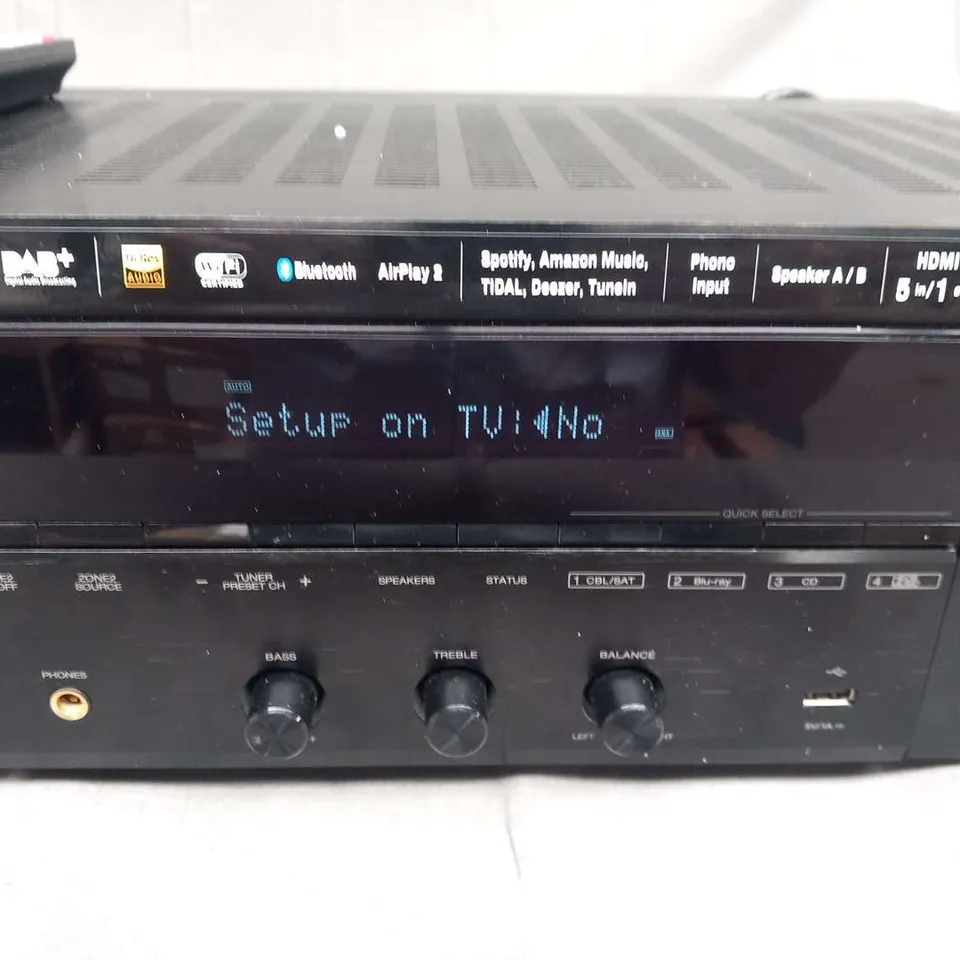 DENON DRA800 BLACK NETWORK/WIRELESS HIFI STEREO RECEIVER,WITH BLUETOOTH, AIRPLAY, ALEXA, GOOGLE