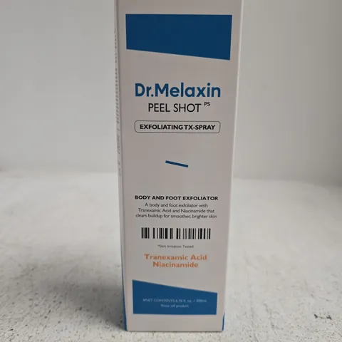 BOXED AND SEALED DR.MELAXIN PEEL SHOT BODY AND FOOT EXFOLIATOR (200ML)