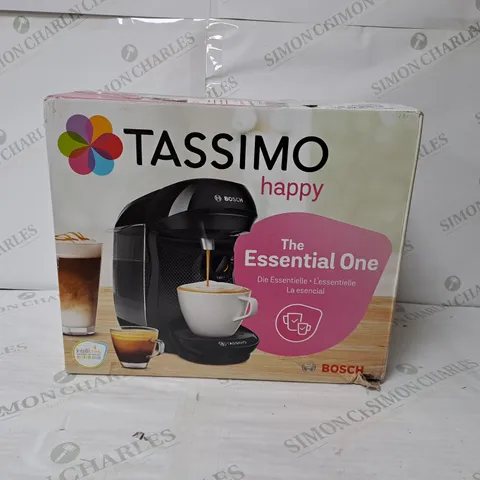 boxed TASSIMO HAPPY POD COFFEE MACHINE