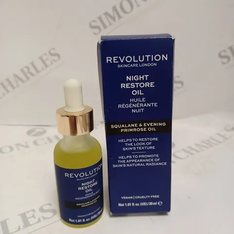 BOXED REVOLUTION NIGHT RESTORE OIL - 30ML