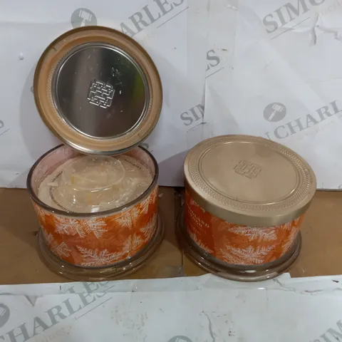 BOXED SET OF HMEWORK SCENTED CANDLES WOODLAND AMBER