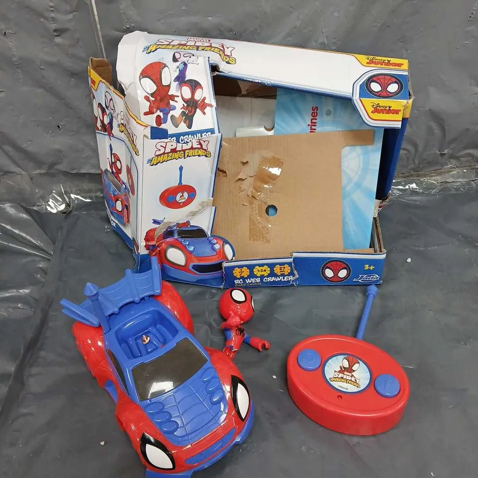 DISNEY SPIDEY AMAZING FRIENDS RADIO CONTROL WEB CRAWLER 