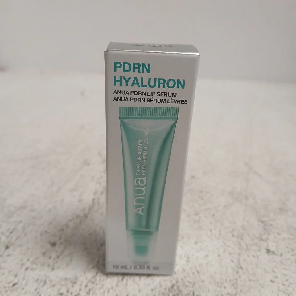 BOXED AND SEALED ANUA PDRN HYALURON LIP SERUM – 10 ML
