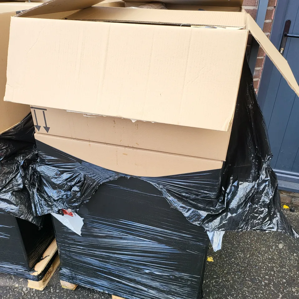 PALLET OF 6 LARGE BOXES OF A SIGNIFICANT QUANTITY OF ASSORTED ITEMS TO INCLUDE FLYING ROCKET, ROSE IN GLASS DECORATION, ULTRA VIBES JAPANESE INSPIRED SOLAR GARDENS LED LIGHTS, POTATO MASHED, ETC