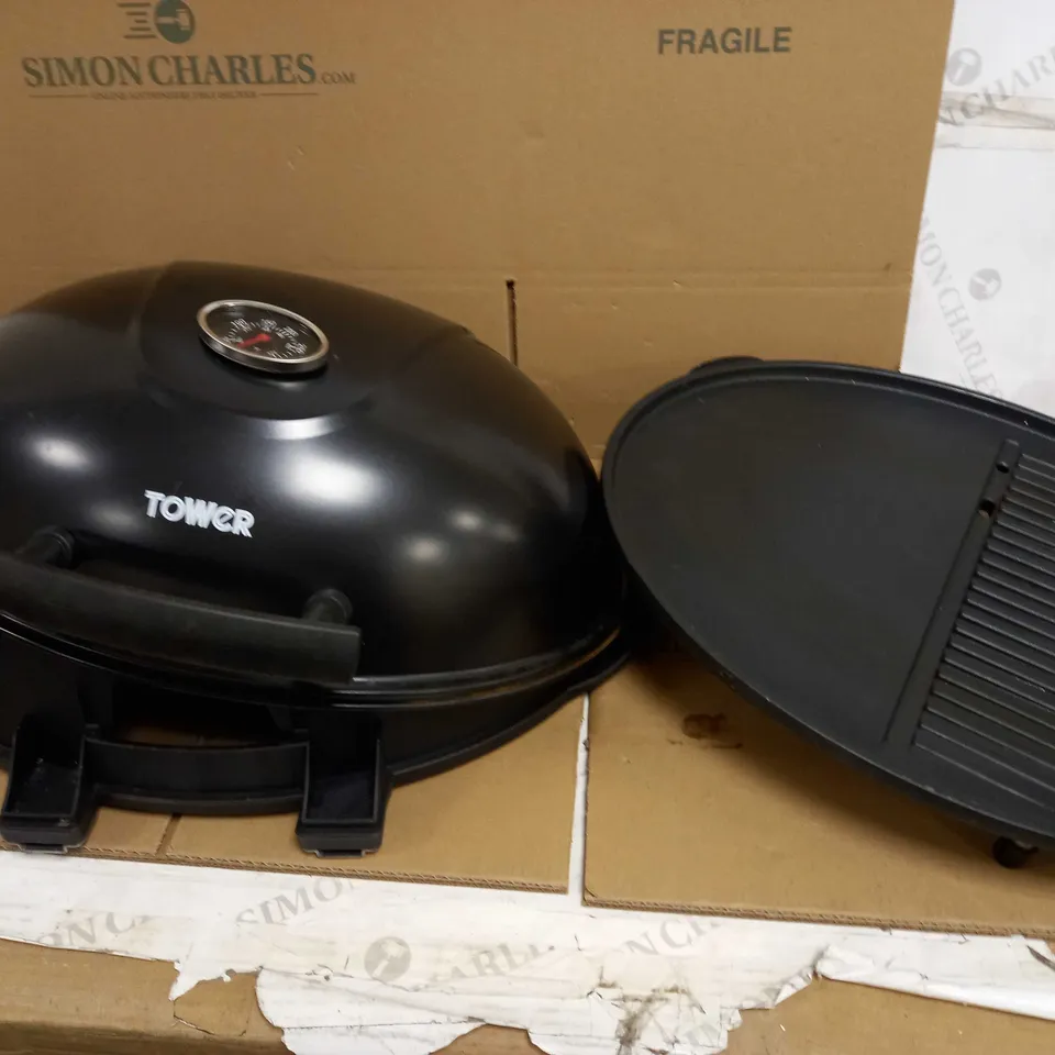 TOWER ELECTRIC BBQ - BLACK