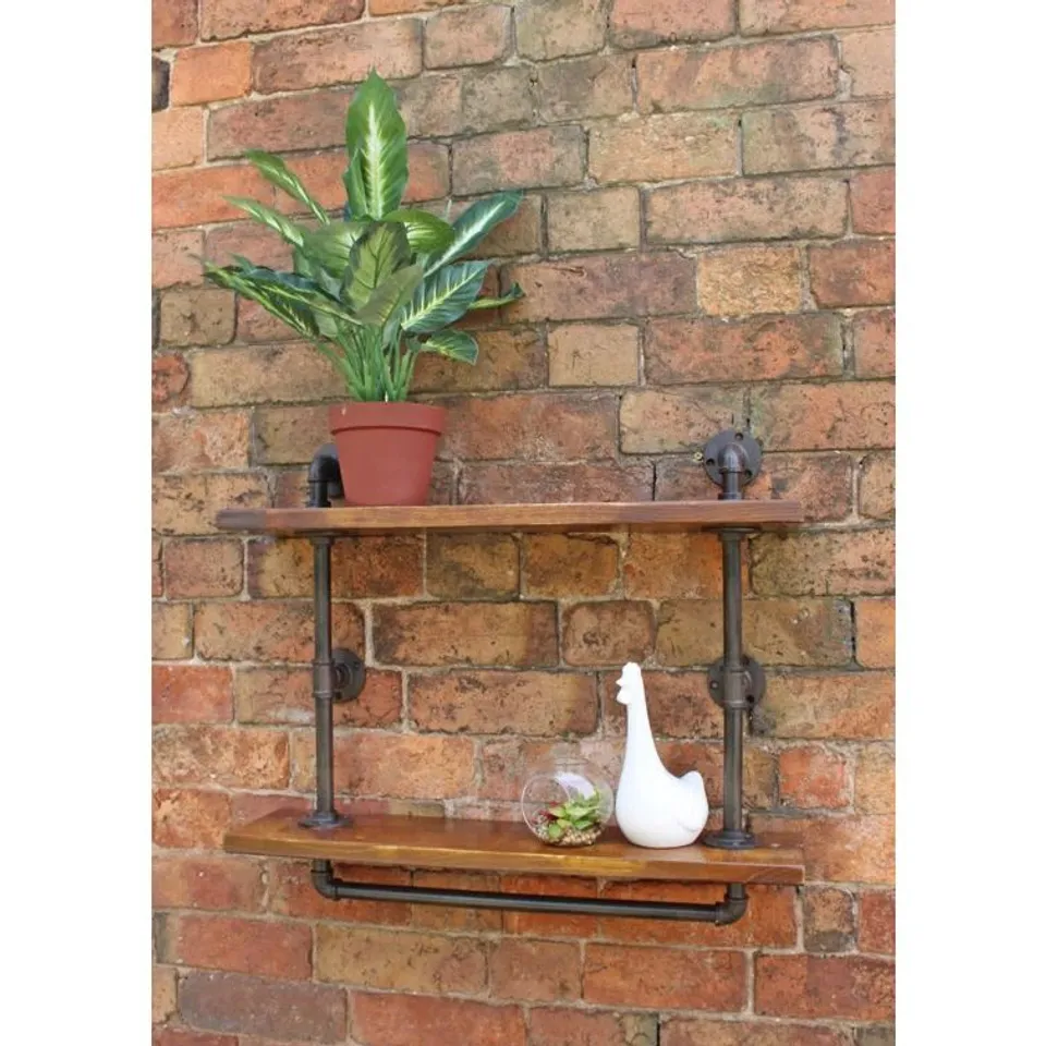 BOXED HINDS WALL SHELF