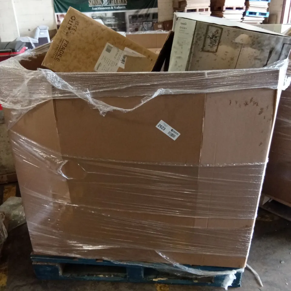 PALLET OF APPROXIMATELY 15 ASSORTED INDOOR LIGHTING PRODUCTS