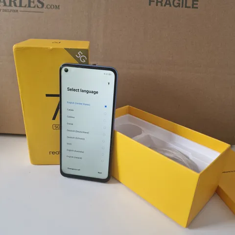 READLME RMX2111 7 5G 128GB SMART PHONE - BALTIC BLACK