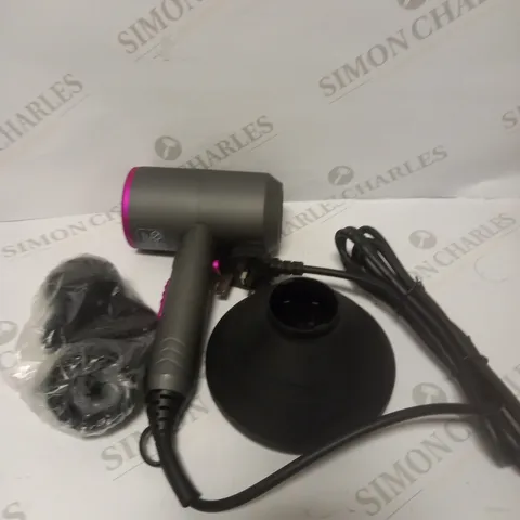 DESIGNER PROFESSIONAL HAIR DRYER WITH ATTACHMENTS
