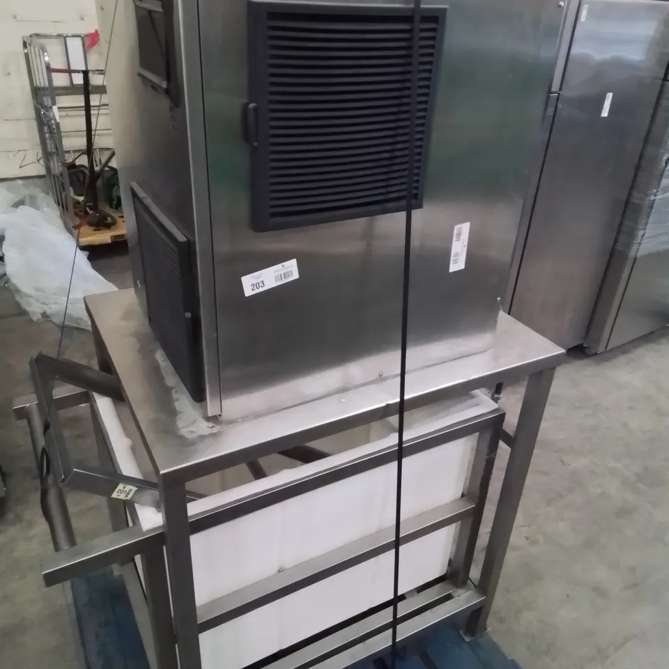 HOSHIZAKI STAINLESS STEEL COMMERCIAL ICE MAKER MODEL FM-480AKE-N-S-SB