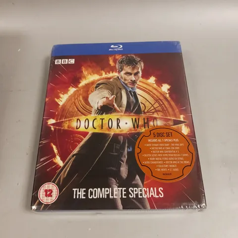 SEALED DOCTOR WHO THE COMPLETE SPECIALS ON BLU-RAY