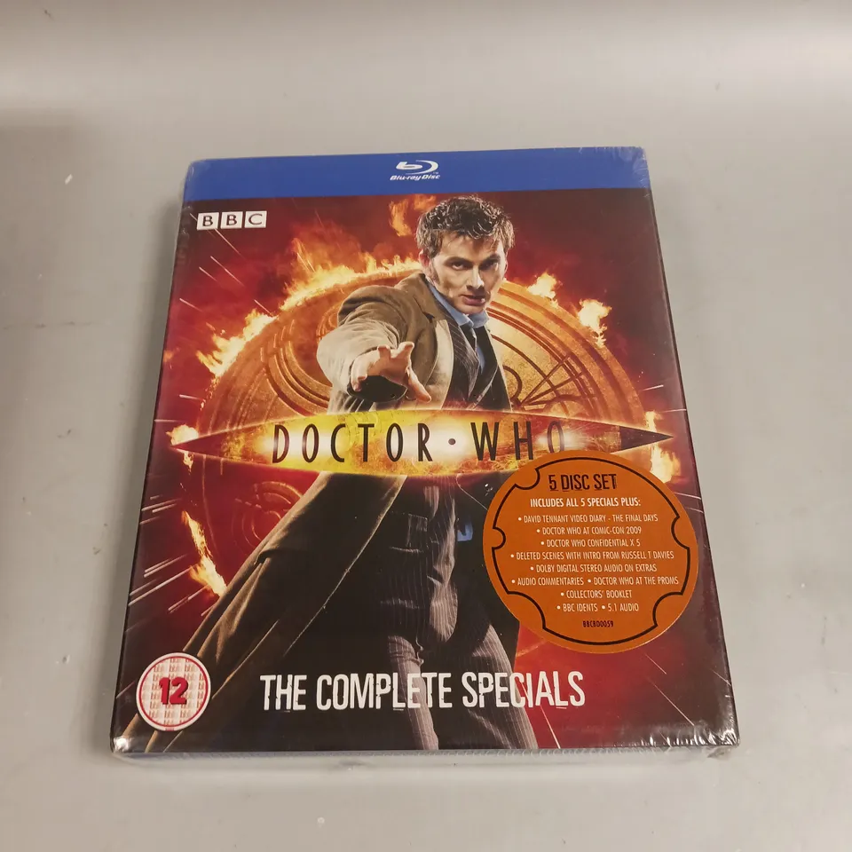 SEALED DOCTOR WHO THE COMPLETE SPECIALS ON BLU-RAY 