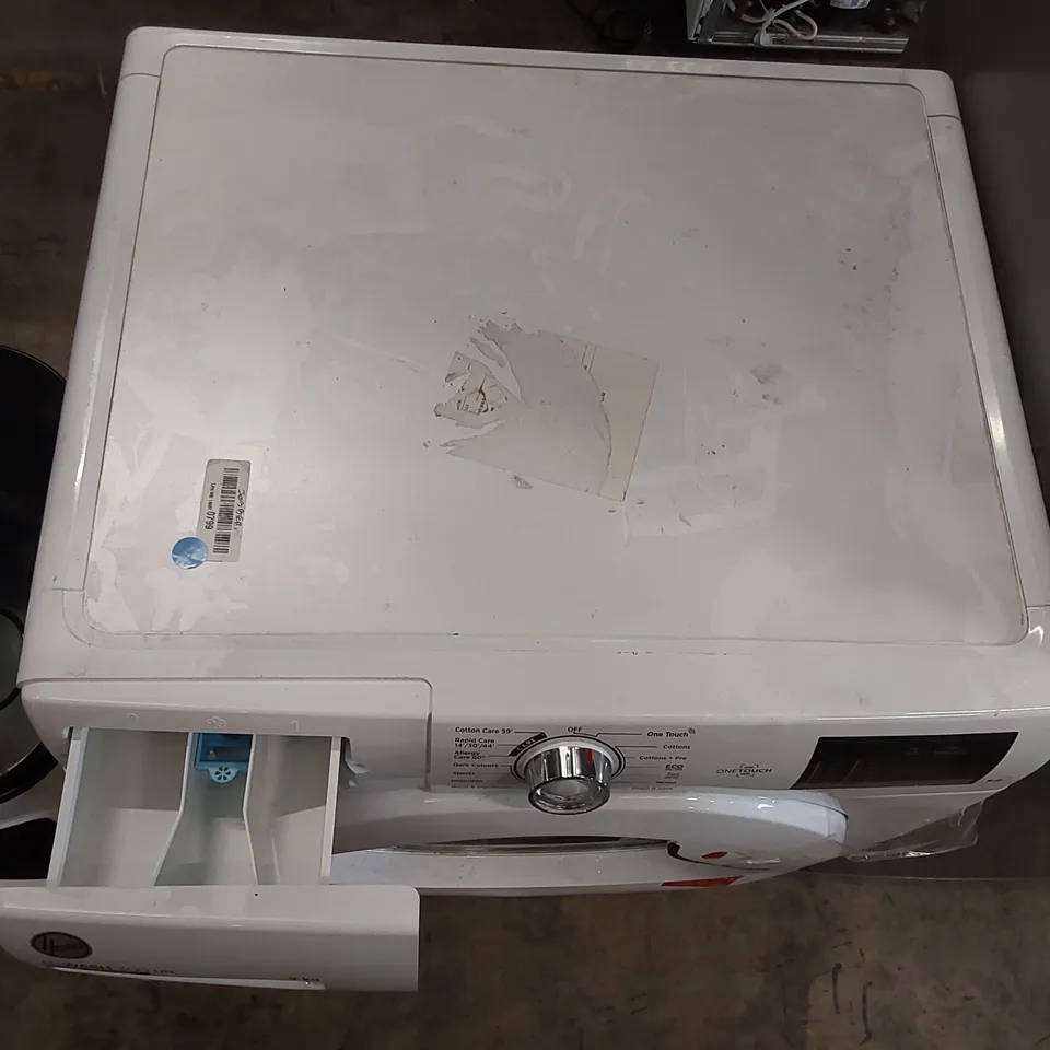 HOOVER H3W492DE-80 H-WASH 300 9KG 1400RPM FREESTANDING WASHING MACHINE WHITE - UNPROCESSED RETURN