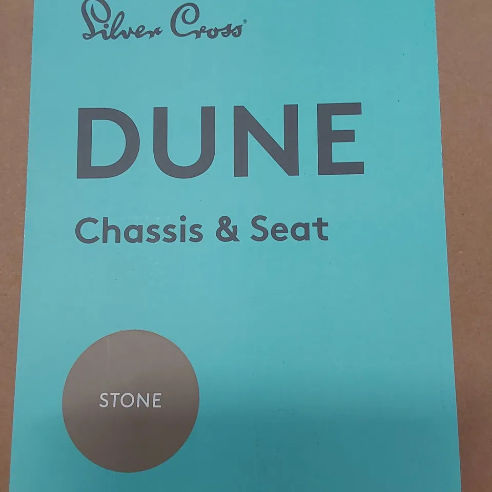 BOXED SILVER CROSS DUNE CHASSIS & SEAT - STONE 